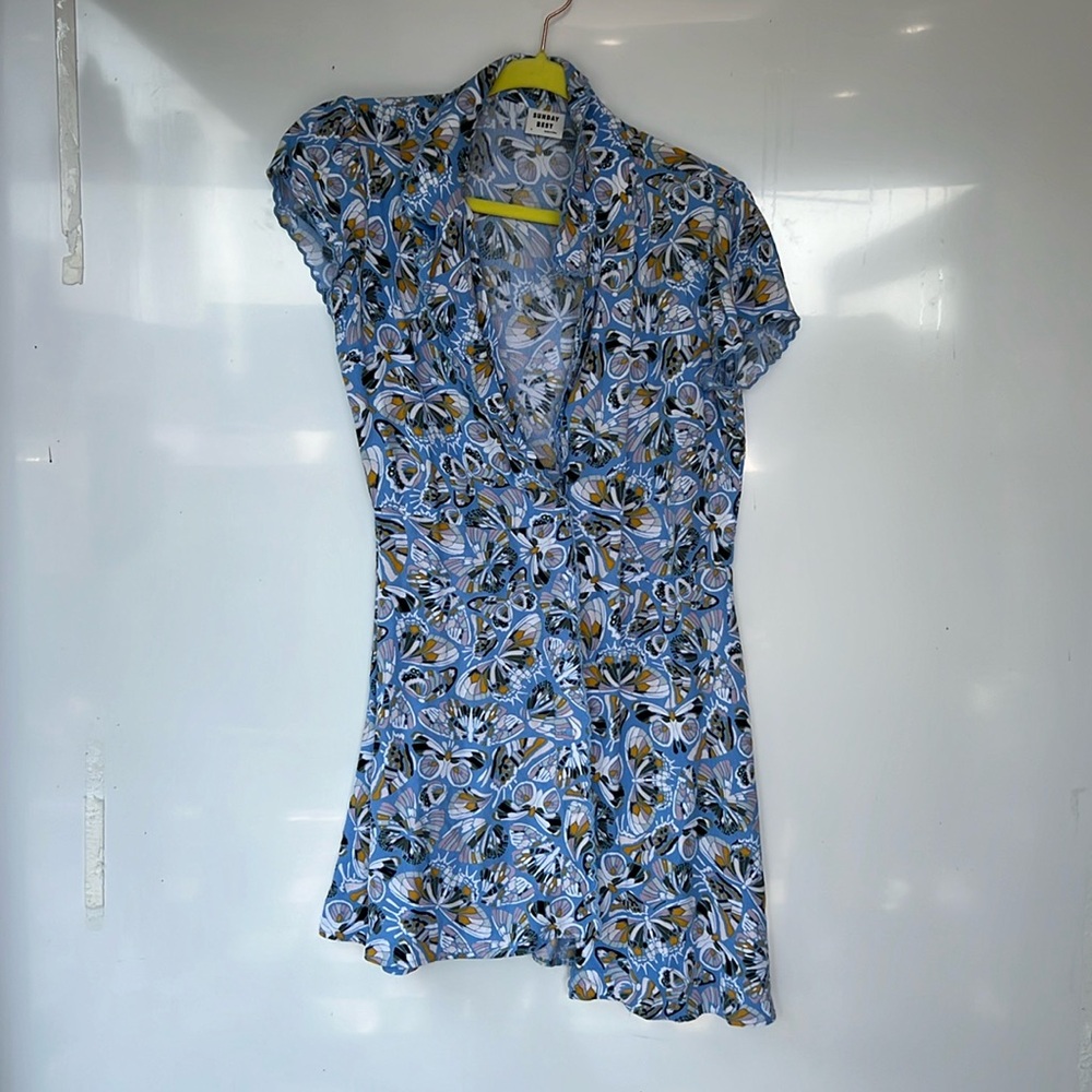 Aritzia Sunday Best Floral Mini Dress - size small